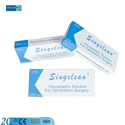 Singclean medisinsk natrium hyaluronat gel oftalmisk viskoelastisk enhet