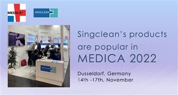 Singcleans produkter er populære i MEDICA 2022